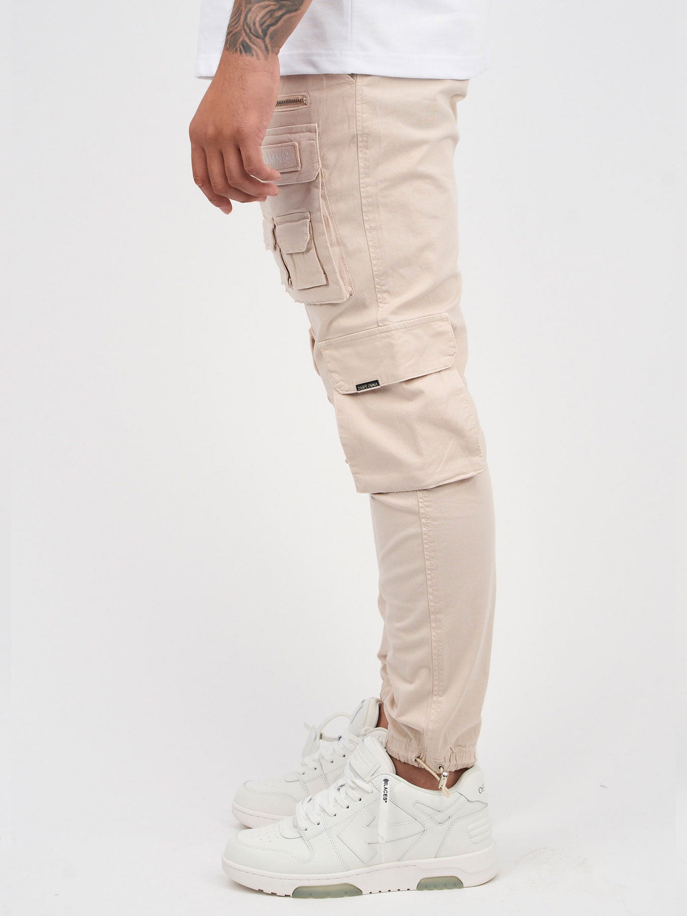 Beige Cargo Pants V2 – CARPE OMNIA